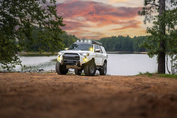 2014 Toyota 4Runner - Black Rhino KELSO - Gray Wheel Pros